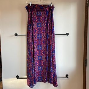LuLaroe maxi skirt L